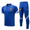 FC Barcelona Tréninkový Polokošile 2022-23 Modrá